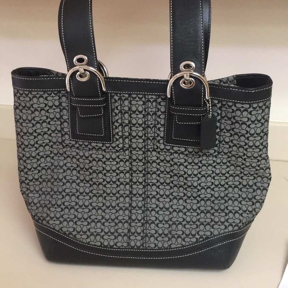 Coach Small Monogram Tote - image 2